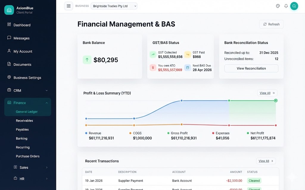 Financial Dashboard