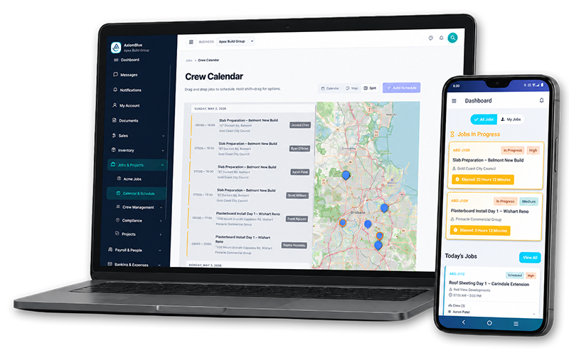 AxiomBlue, field service management software